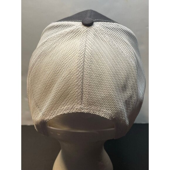 Hoop Source Basketball mesh hat cap 7" snap back Ivory Head Wear 2239N white - Picture 4 of 7